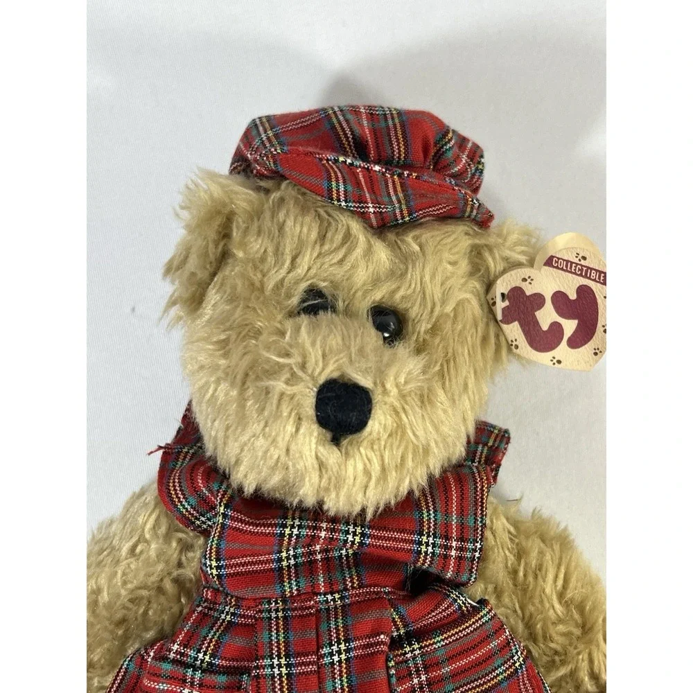 TY Attic SCOTCH Bear 13" Jointed Stuffed Tags 93' - Picture 6 of 7